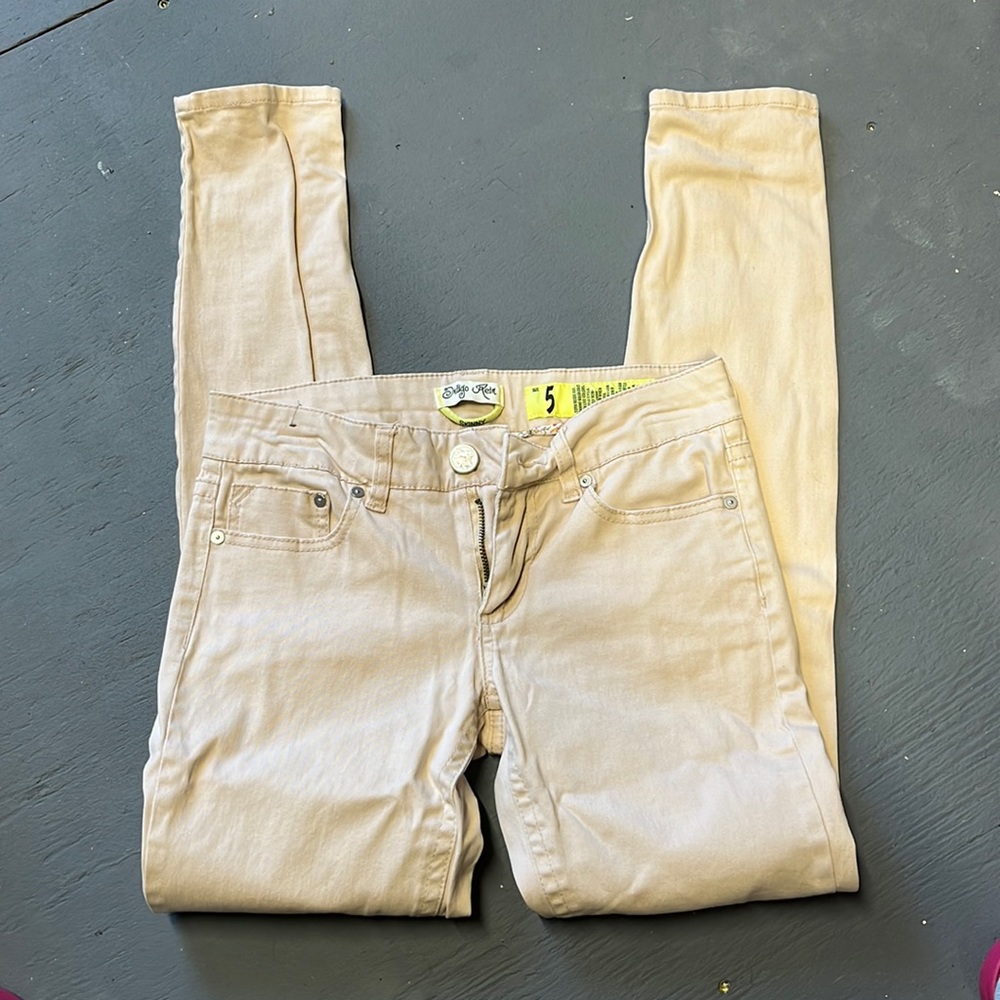 Tan jeans (juniors size 5)